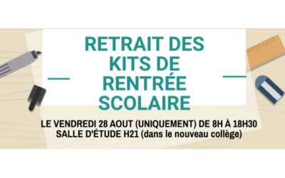 RETRAIT DES KITS FSE