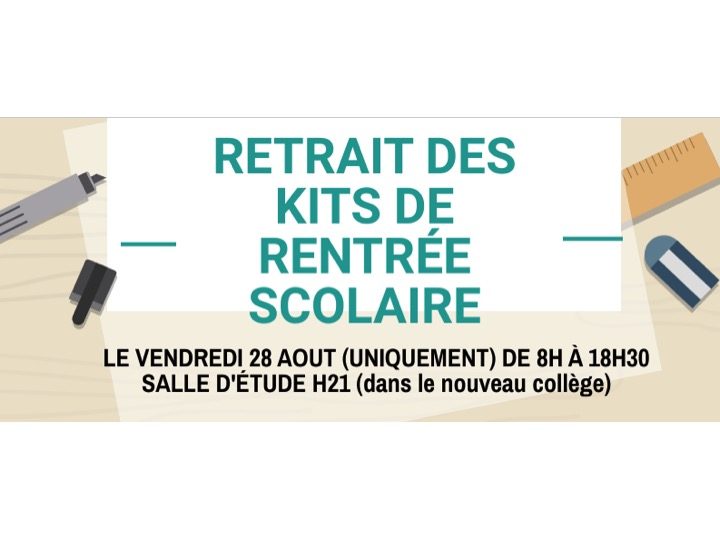 RETRAIT DES KITS FSE