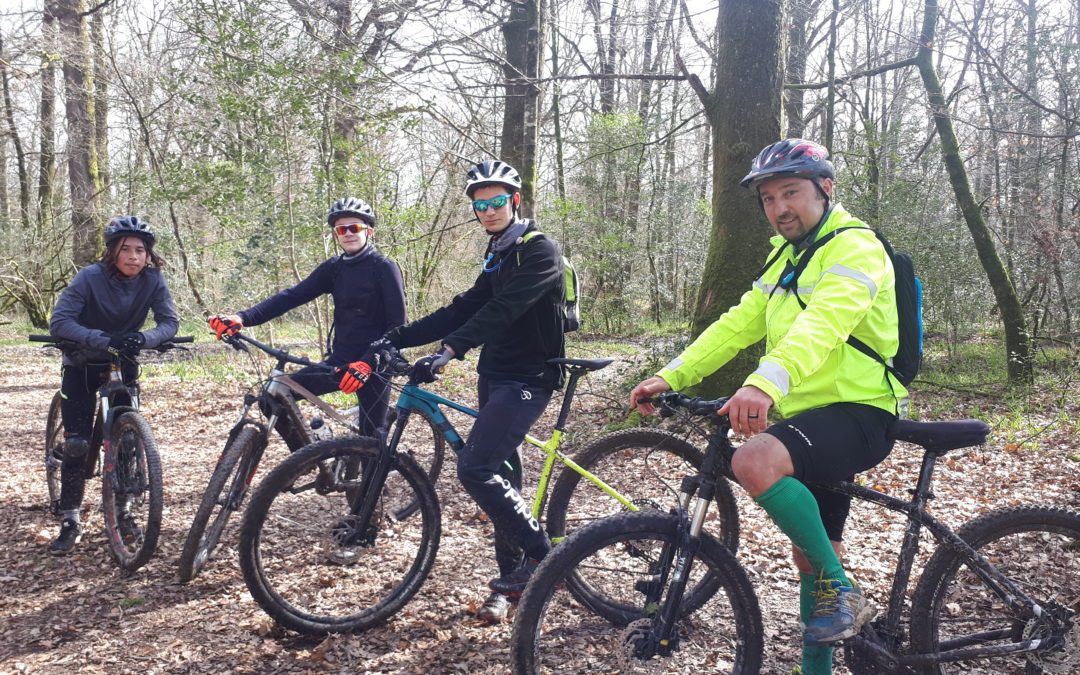 Activités  UNSS : sortie VTT