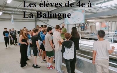 Sortie à l’usine de traitement de La Balingue