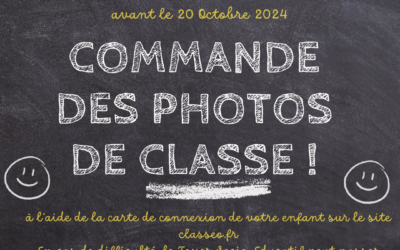 COMMANDE PHOTOS DE CLASSE